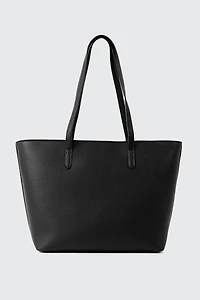 Fourre-tout en faux cuir textur