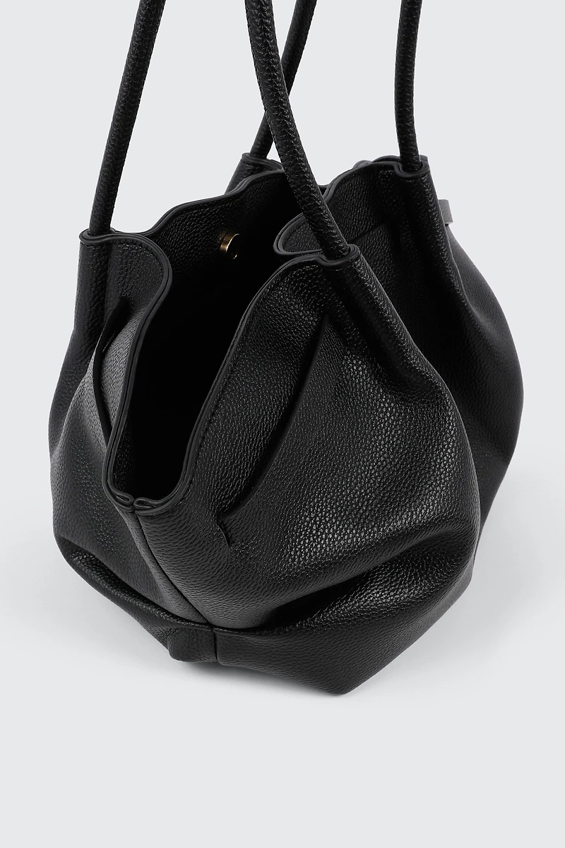 Small Textured Tote Bag