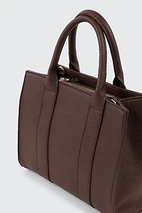Pebbled Small Tote