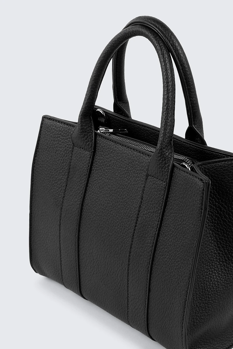 Pebbled Small Tote