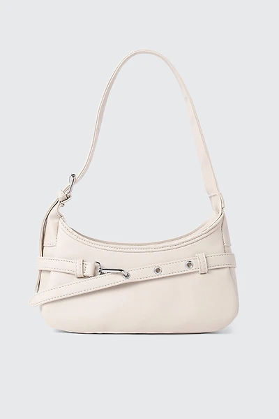 Sac d'épaule en faux cuir à sangle