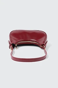 Faux Leather Shoulder Bag