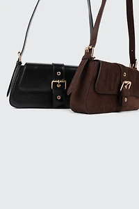 Sac d’épaule façon suède