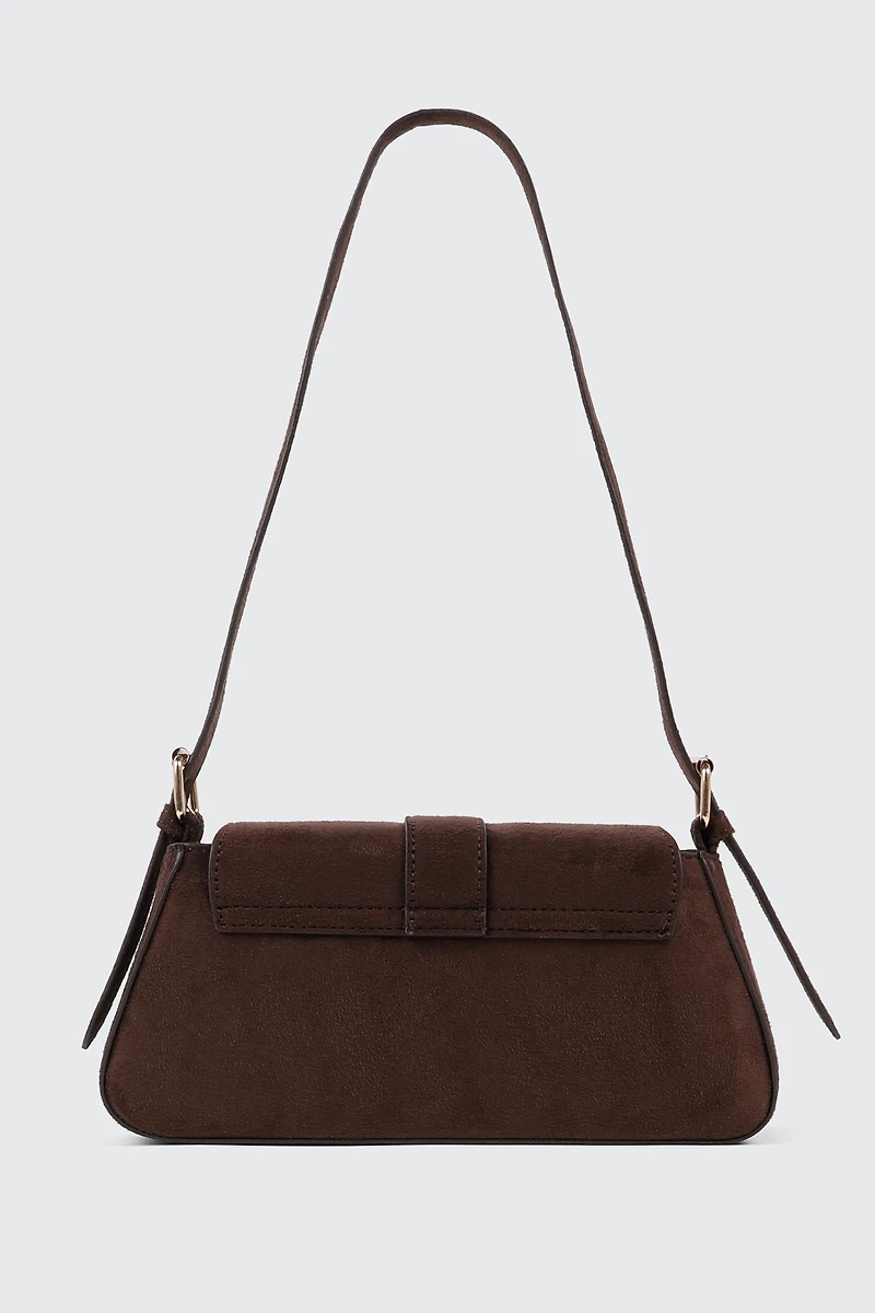 Suede Shoulder Bag