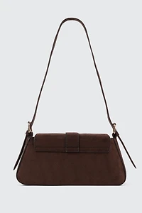 Suede Shoulder Bag