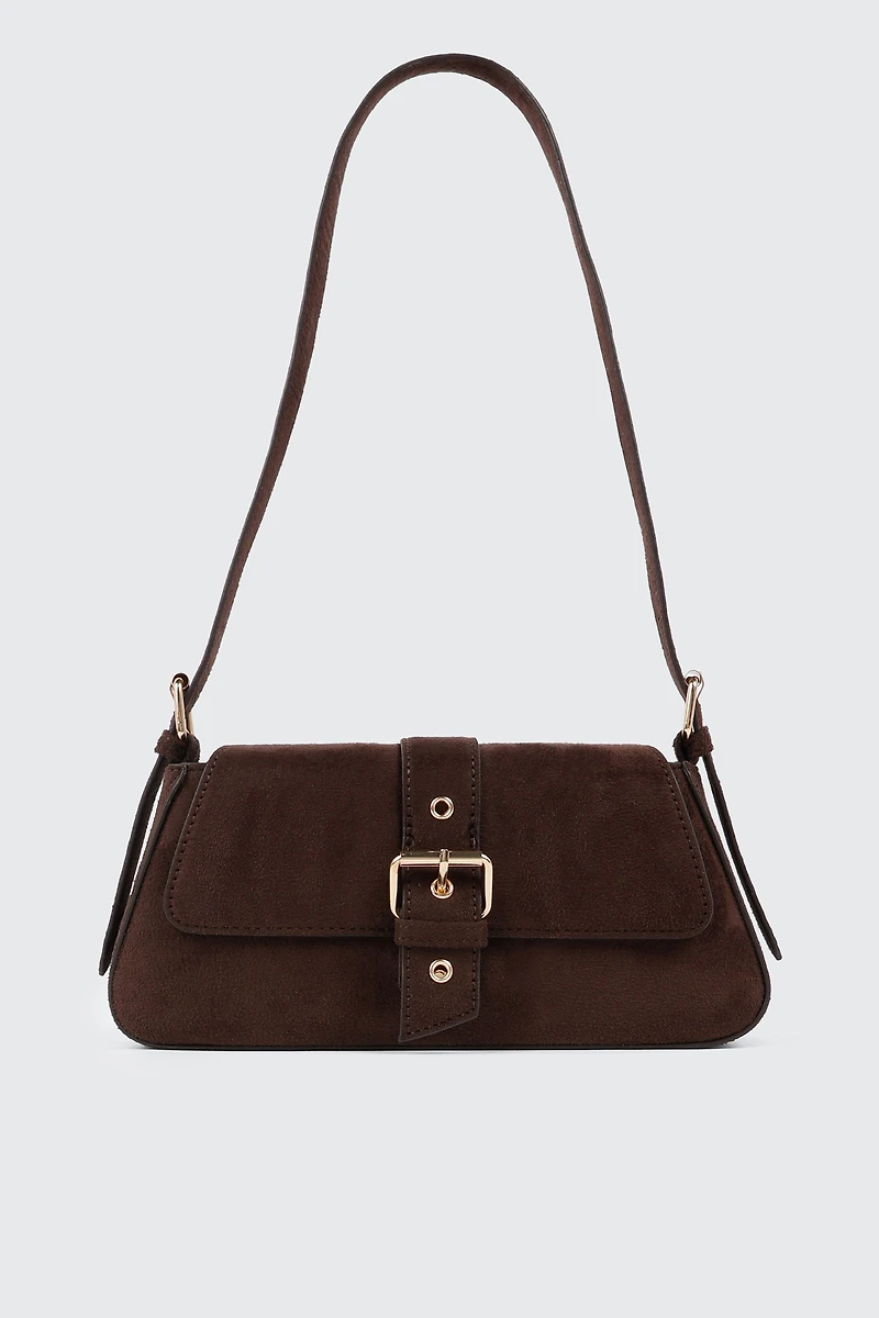 Sac d’épaule façon suède