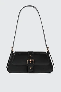 Faux Leather Shoulder Bag