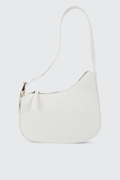Pebbled Shoulder Bag