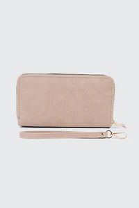 Textured Zip Wallet
