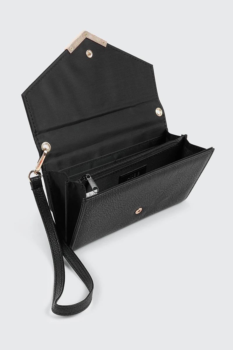 Portefeuille enveloppe texturé