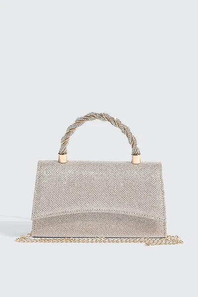 Mesh Glitter Occasion Bag