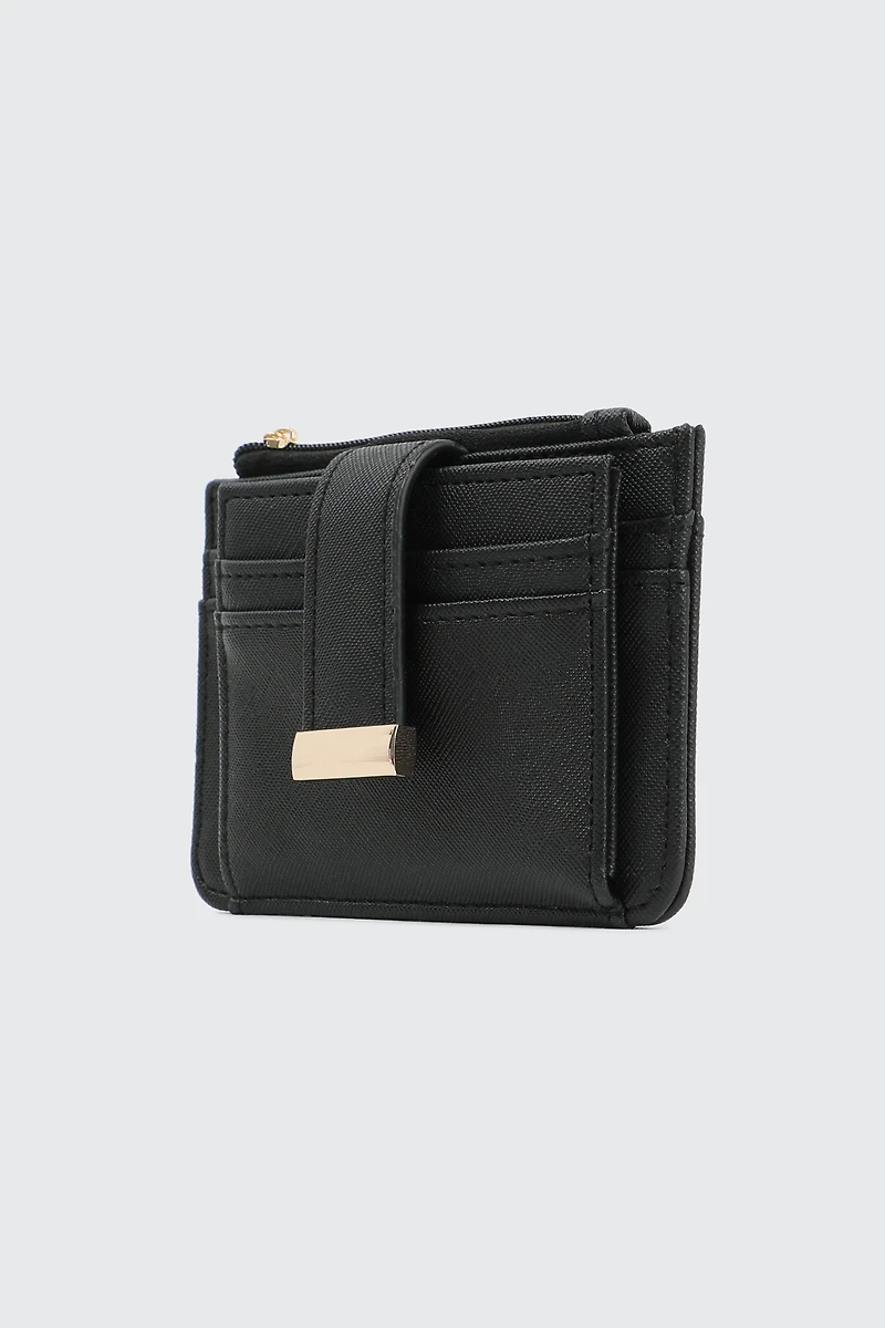 Porte-cartes texturé