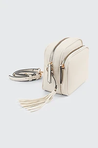 Pebbled PU Crossbody Bag