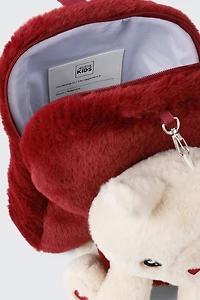 Plush Backpack with Kitten Plushie