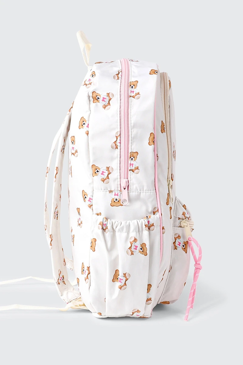 Sac à dos à imprimé ourson