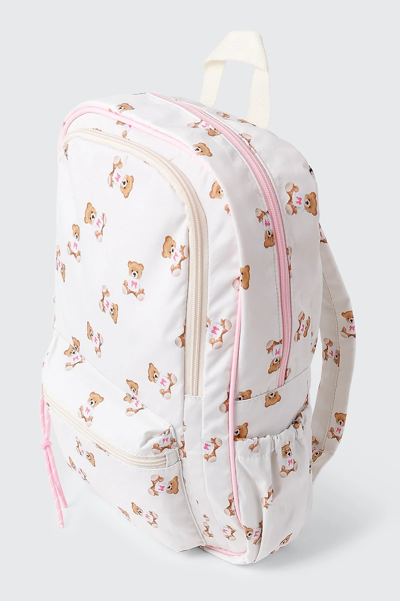 Sac à dos à imprimé ourson