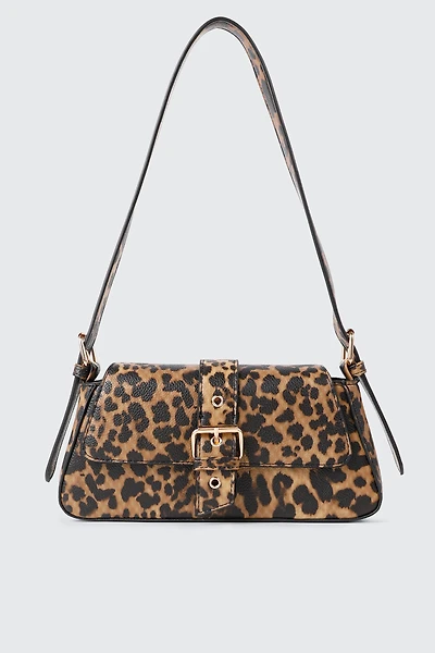 Leopard Print Shoulder Bag