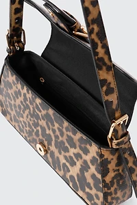 Leopard Print Shoulder Bag