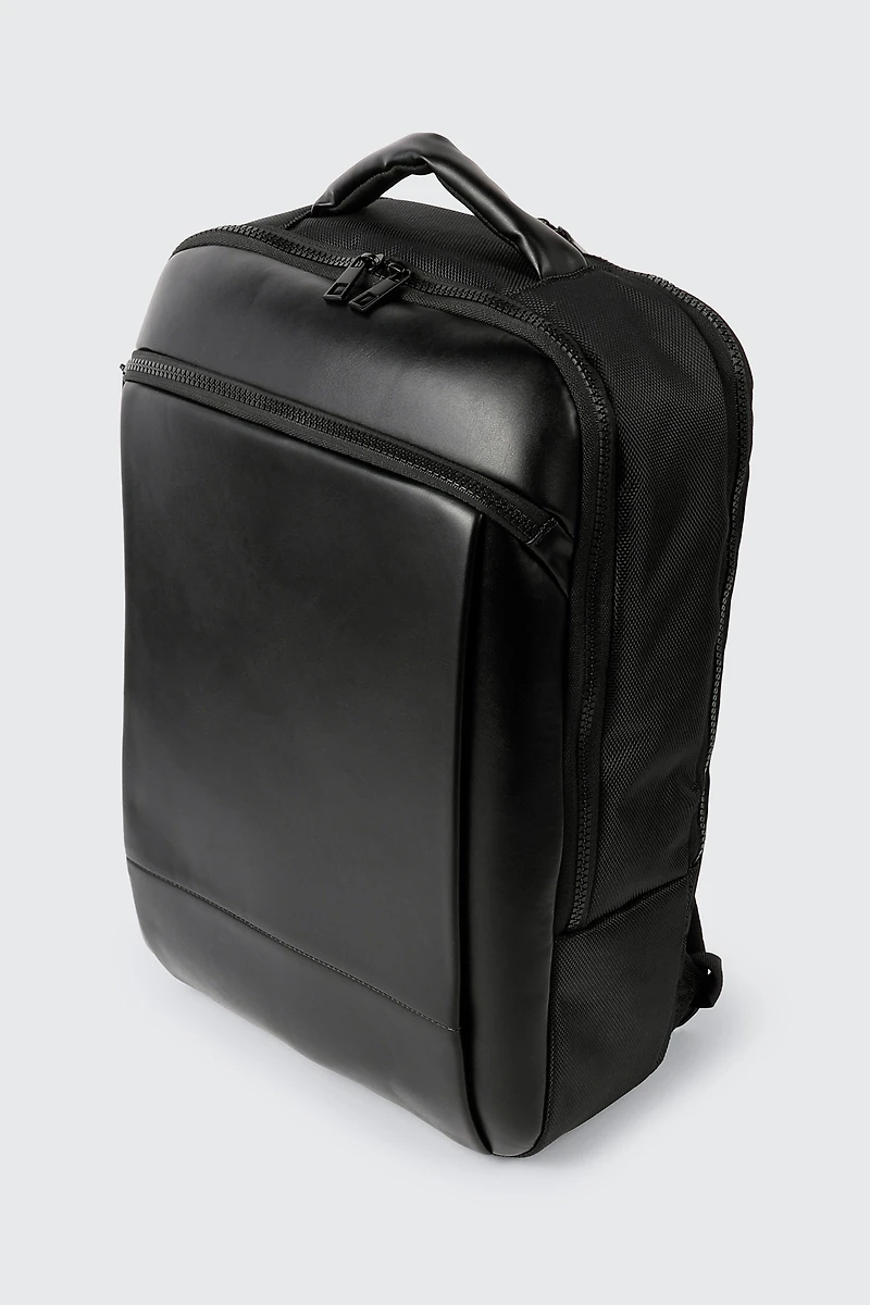 Backpack with Canvas Panels