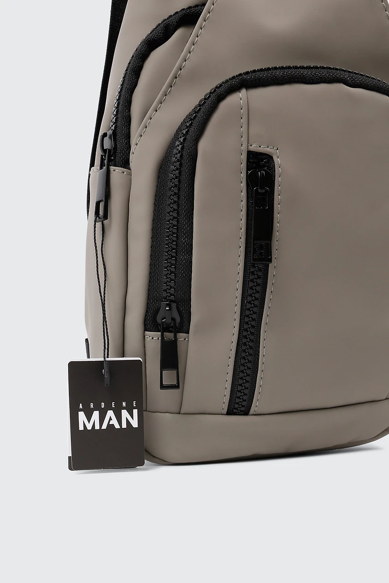 Rubberized Sling Backpack