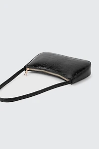 Croco Shoulder Bag