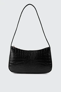 Croco Shoulder Bag