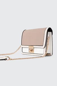 Structured Colorblock Crossbody Bag