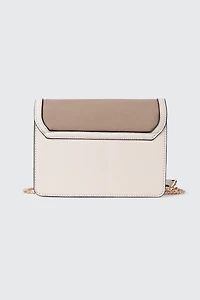 Structured Colorblock Crossbody Bag