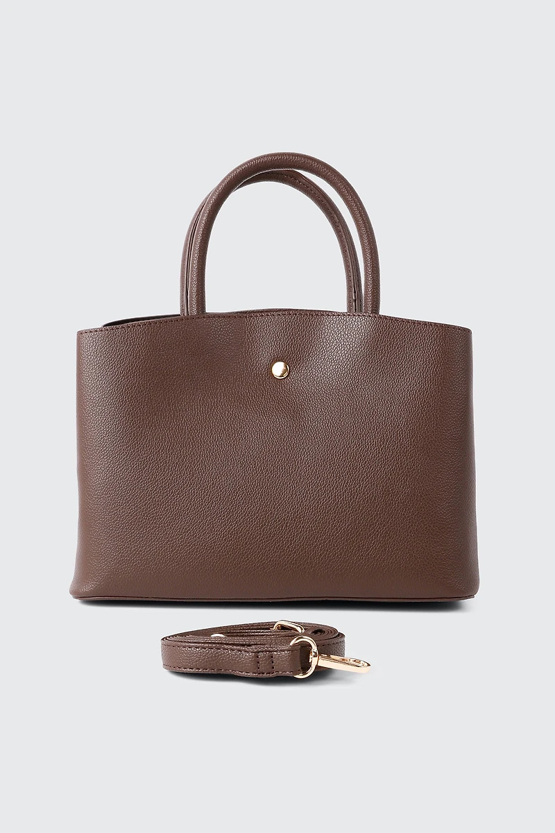 Sac fourre-tout structuré à fini texturé