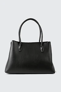Faux Leather Tote Bag