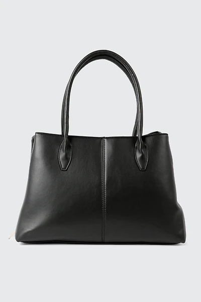 Faux Leather Tote Bag