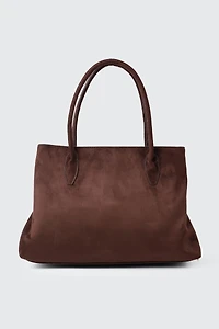 Sac fourre-tout en faux suede