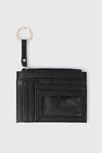 Faux Leather Card Holder Wallet