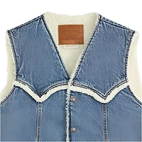 LEVIS: DENIM SHERPA VEST