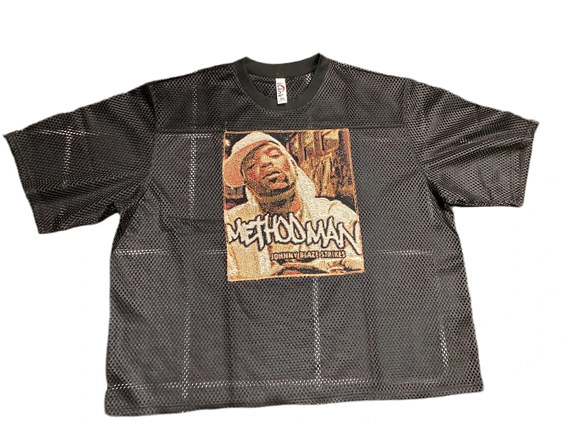 Angel gentle:Method Man mesh jersey shirt