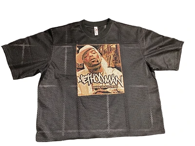 Angel gentle:Method Man mesh jersey shirt
