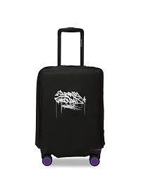 SPRAYGROUND: ALL SYSTEMS GO PURPLE SHARKS IN PARIS CARRY-ON LUGGAGE