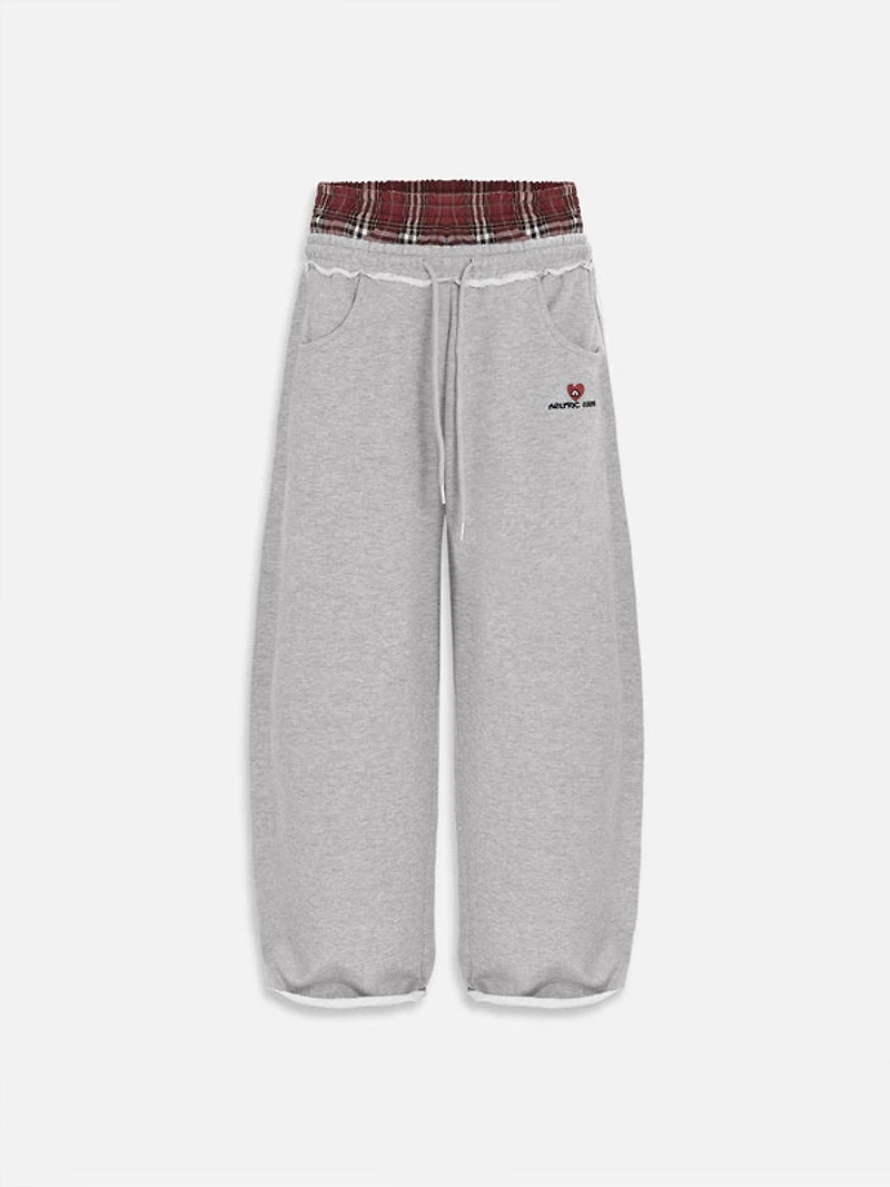 AELFRIC EDEN: DOUBLE WAIST BAAGGY SWEATPANTS