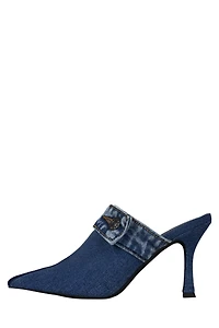 JEFFREY CAMPBELL: BLUE DENIM HEELS