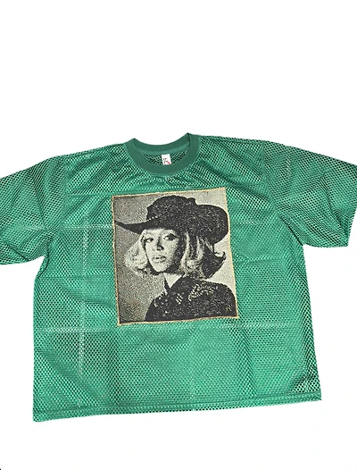 ANGEL GENTLE:COWBOY CARTER JERSEY TAPESTRY TOP