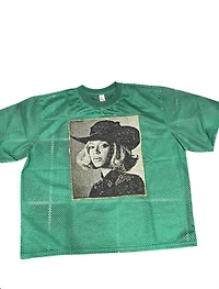 ANGEL GENTLE:COWBOY CARTER JERSEY TAPESTRY TOP