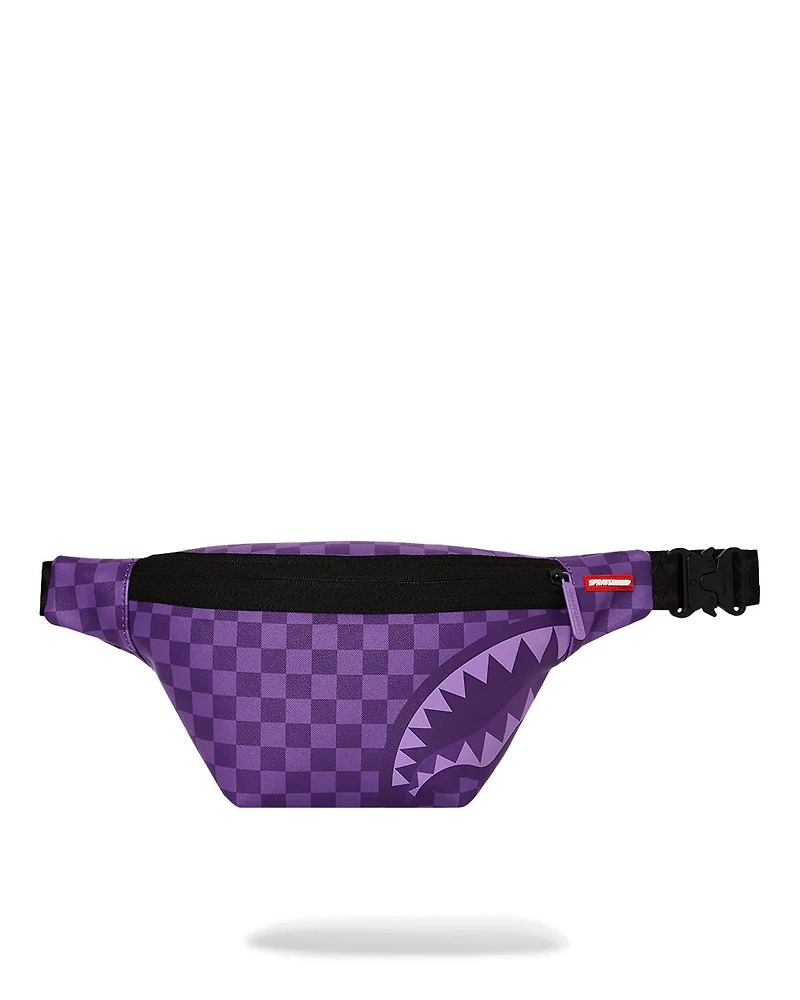 SPRAYGROUND: PURPLE SHARKS IN PARIS SAVVY CROSSBODY