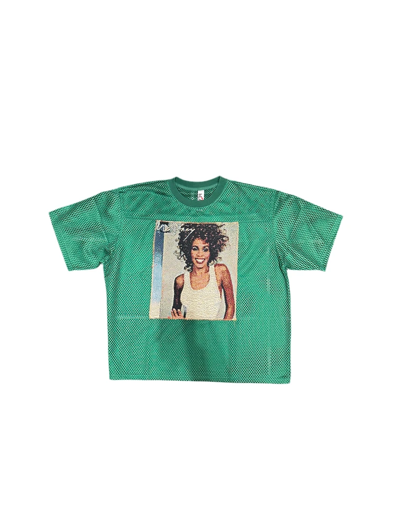 ANGEL GENTLE: WHITNEY TAPESTRY MESH SHIRT