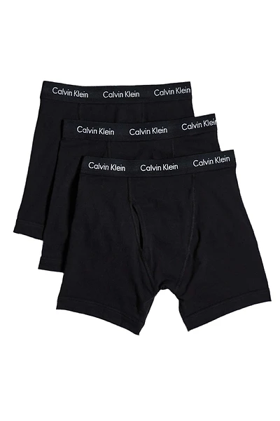 CALVIN KLEIN: BLACK BOXER BRIEF 3 PACK