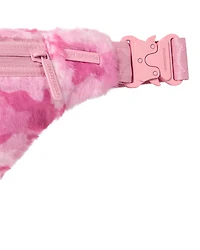 SPRAYGROUND: FURRROCIOUS PINK FANNY PACK BAG