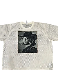 ANGEL GENTLE:COWBOY CARTER JERSEY TAPESTRY TOP