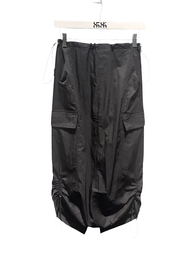8586: PARACHUTE DRAWSTRING CARGO SKIRT