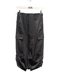 8586: PARACHUTE DRAWSTRING CARGO SKIRT