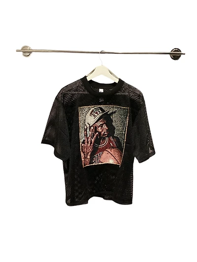 ANGEL GENTLE: TAPESTRY JORDAN CHAMPIONSHIP MESH TOP