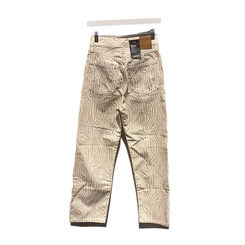 LEVIS PREMIUM: RIBCAGE STRAIGHT ANKLE WAVY LINES
